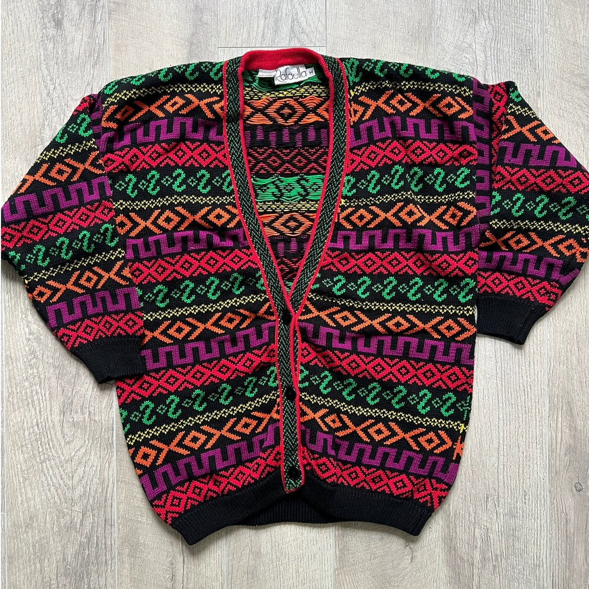 Colorful Vintage Cardigan