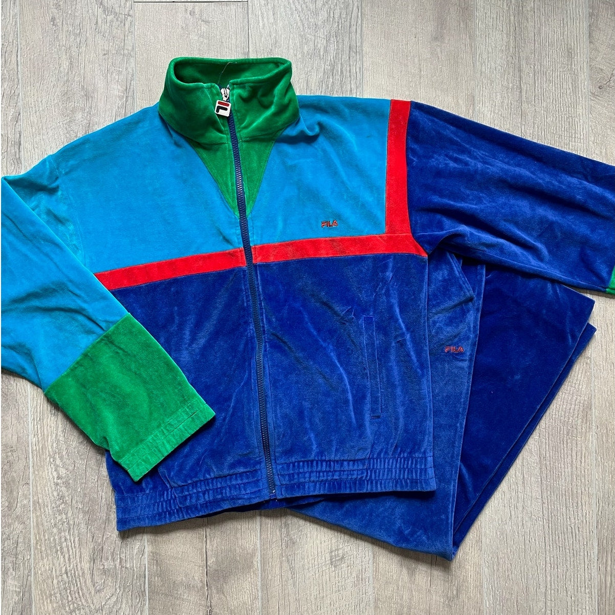 Vintage Color-block FILA Tracksuit