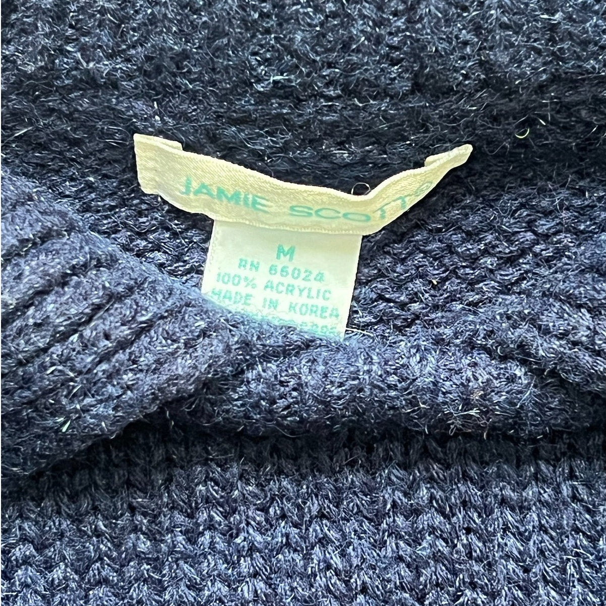 Vintage Collared Rainbow Sweater