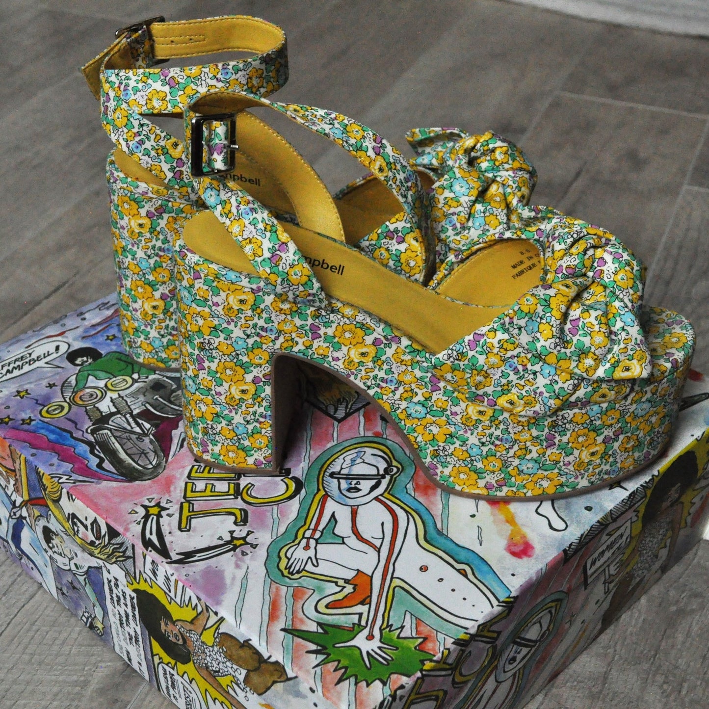 Jeffrey Campbell Moody Platform Sandal 8.5w