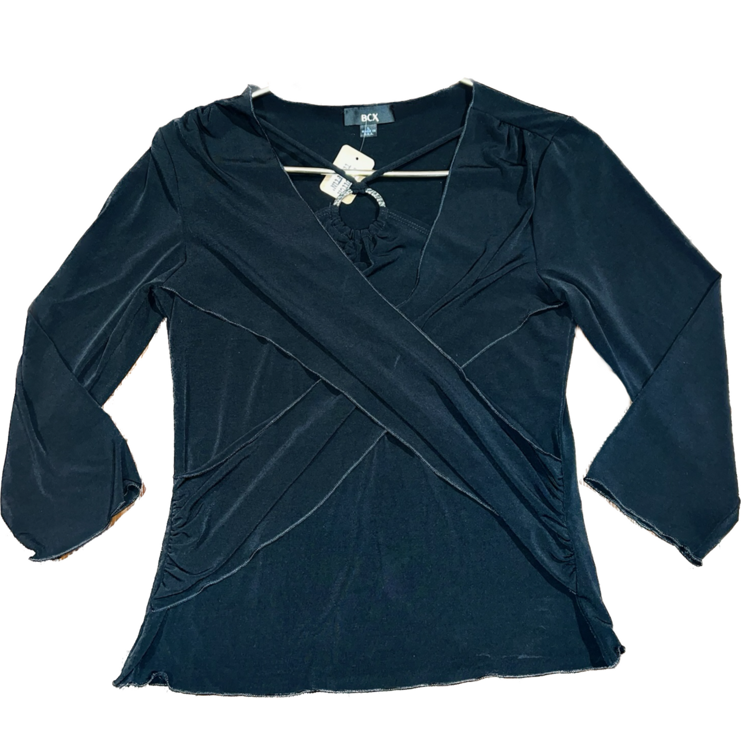 Y2K Criss Cross Blouse (L)