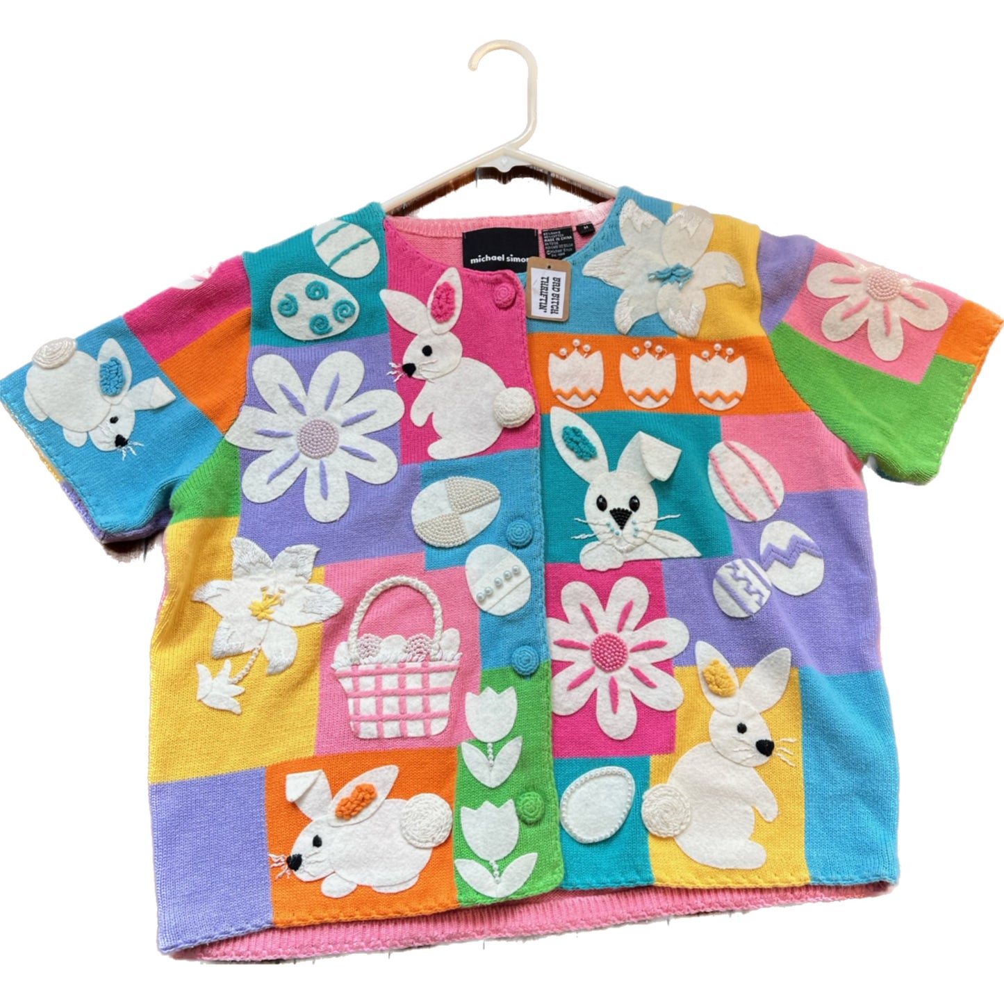 Easter Colorblock Sweater (M)