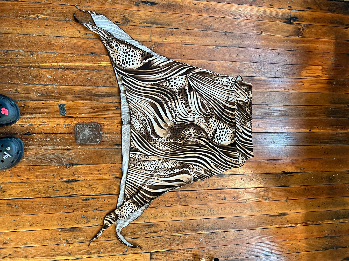 Y2K Animal Print Midi (S)