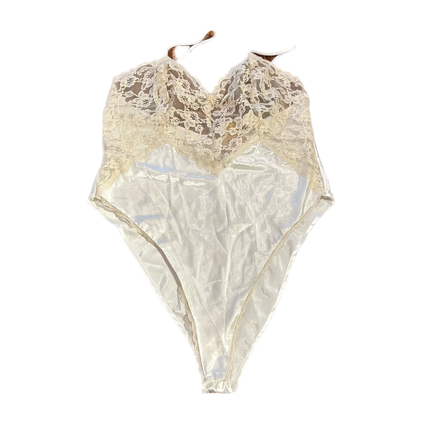 Silk & Lace Bodysuit (L)