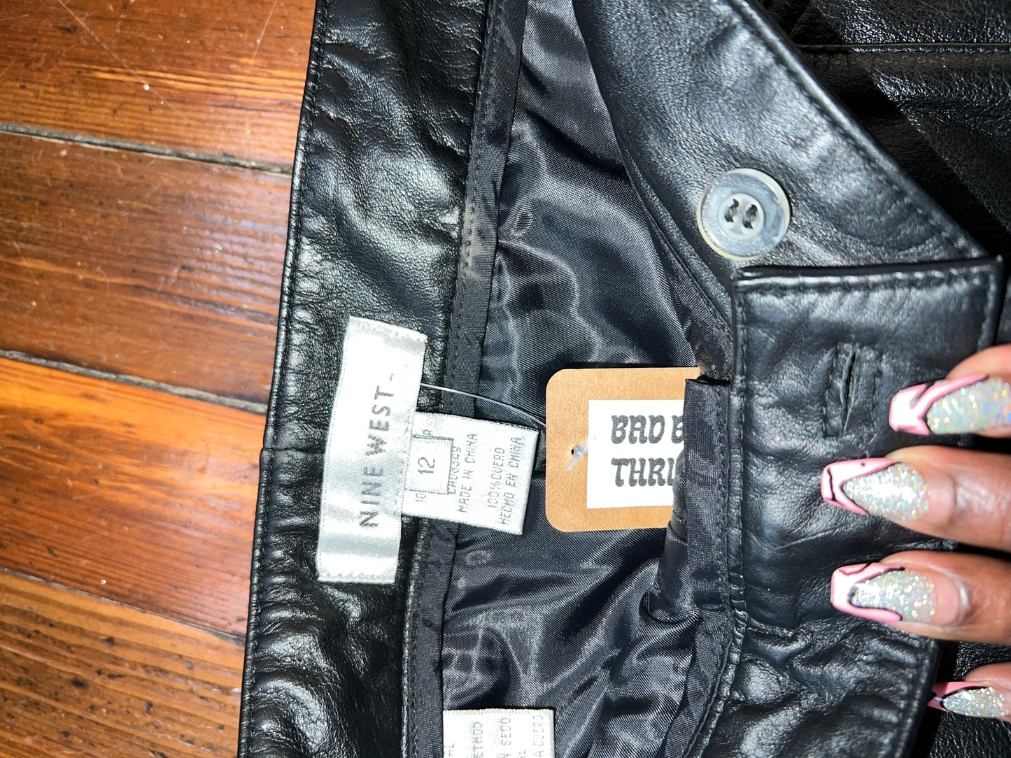Nine West Leather Pants (12) NWT