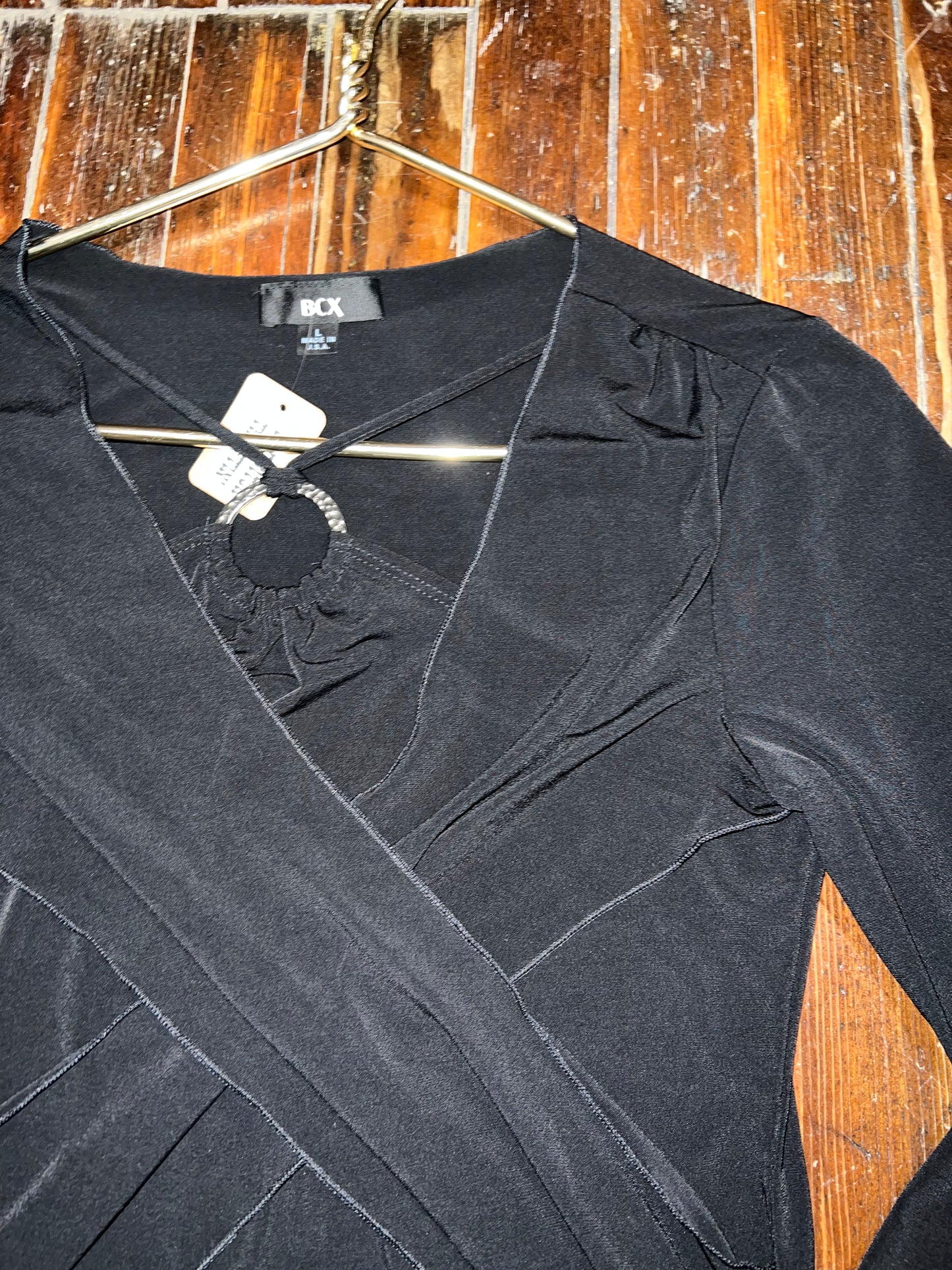 Y2K Criss Cross Blouse (L)