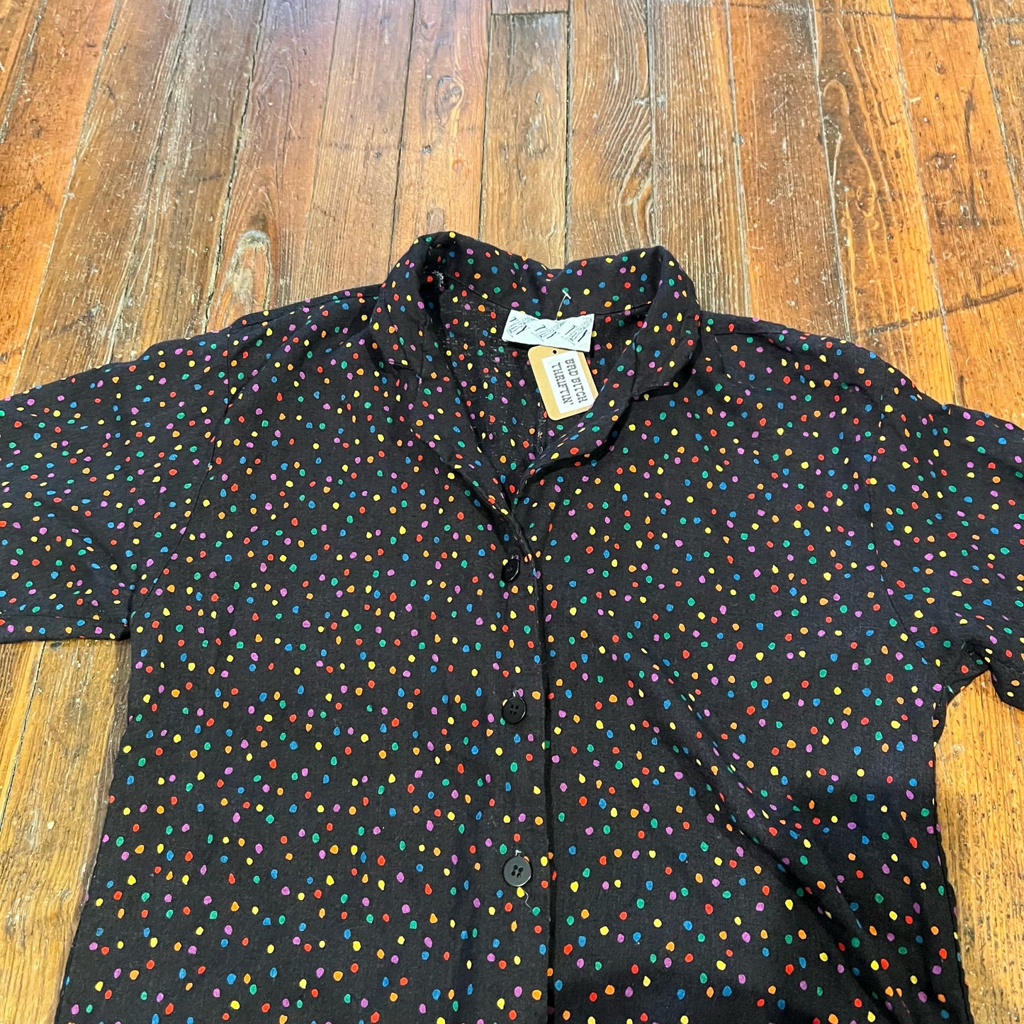 Rainbow Speckled Vintage Jumpsuit(M/L)