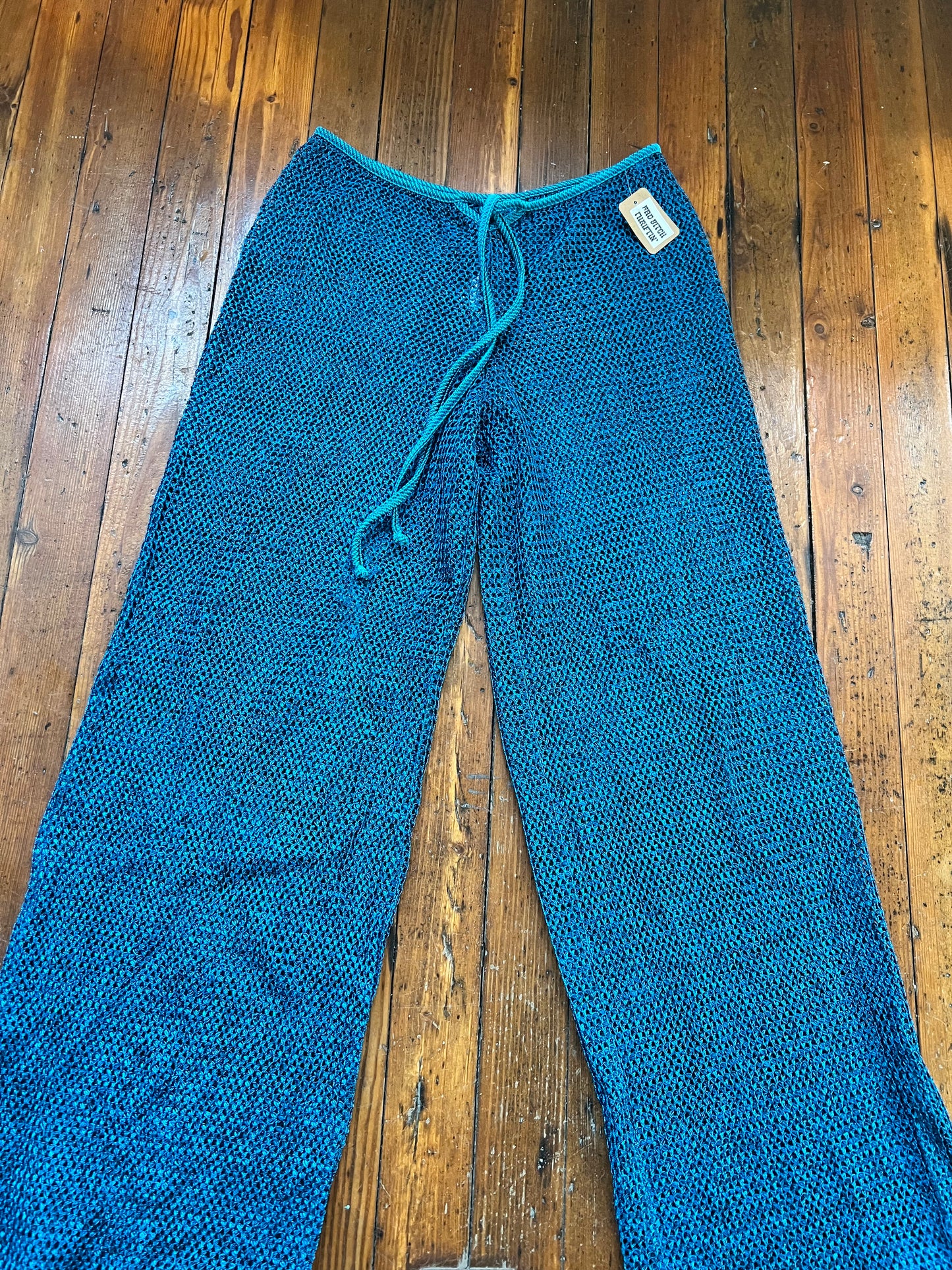 Blue Netted Pants (S/M)