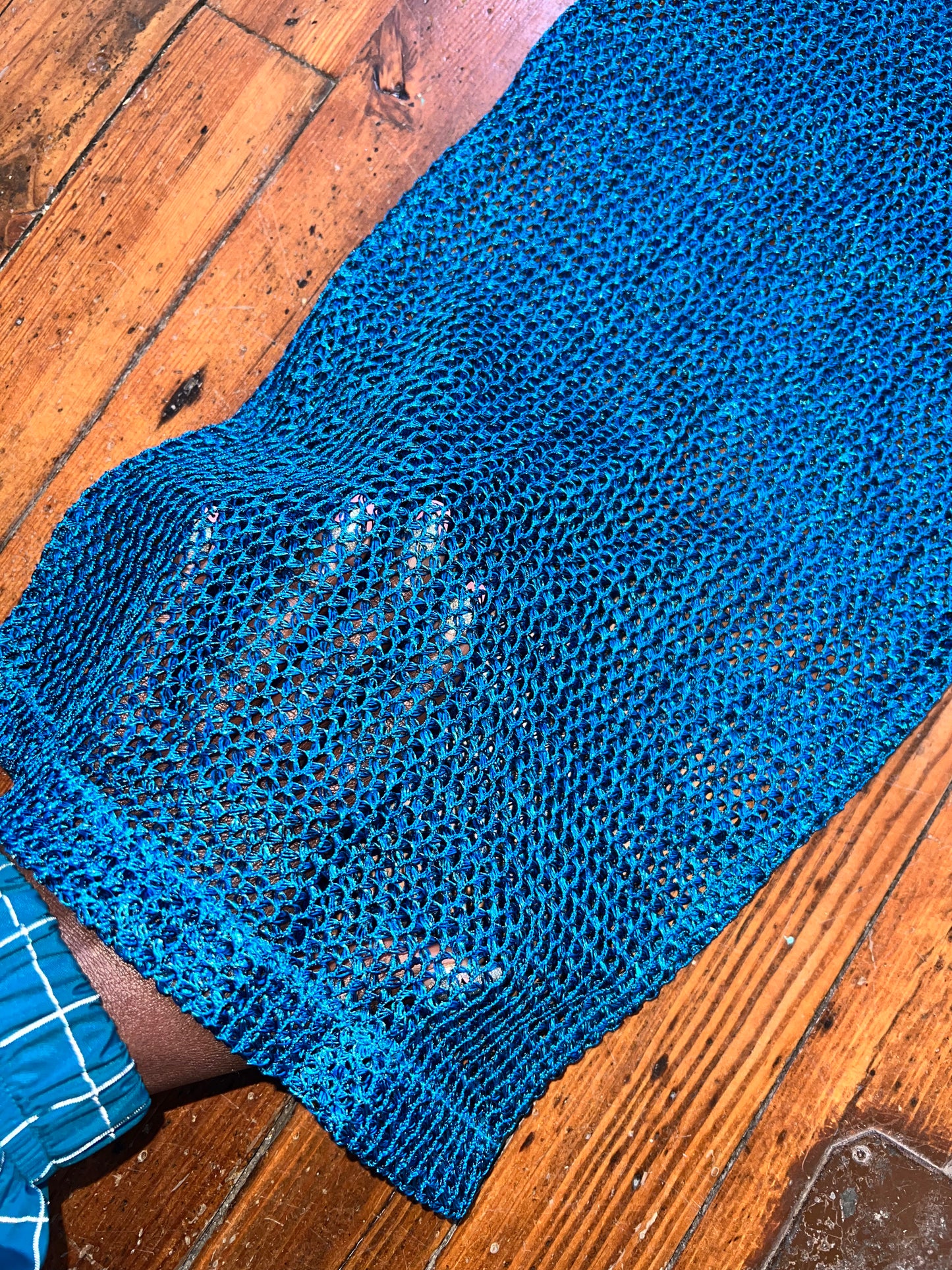 Blue Netted Pants (S/M)