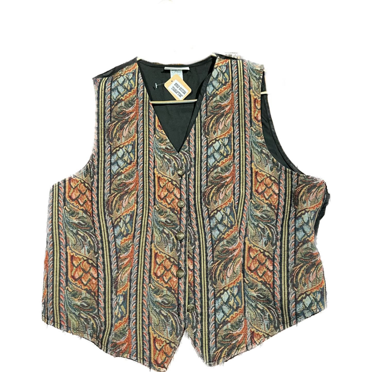Jacquard Vintage Vest (L)