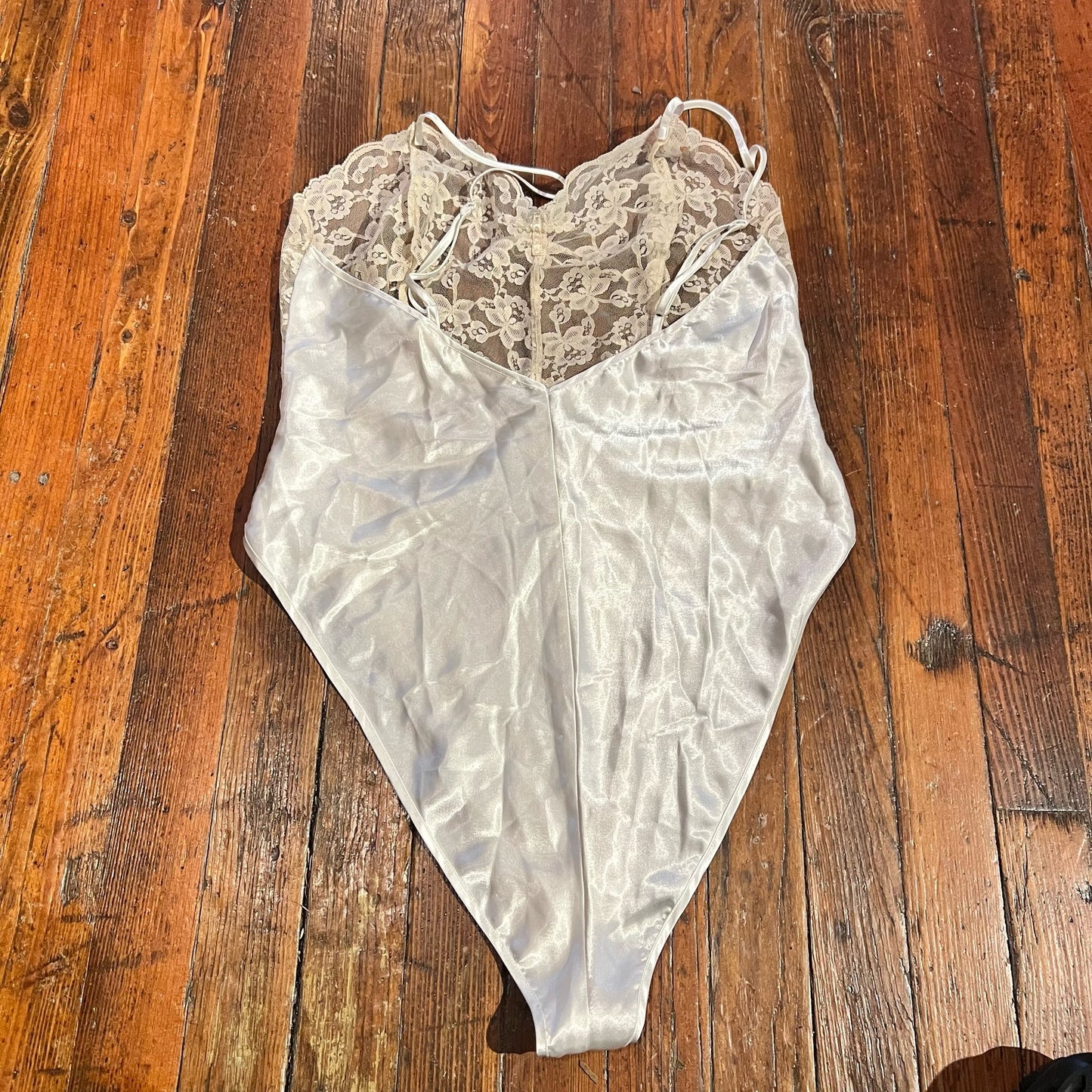 Silk & Lace Bodysuit (L)
