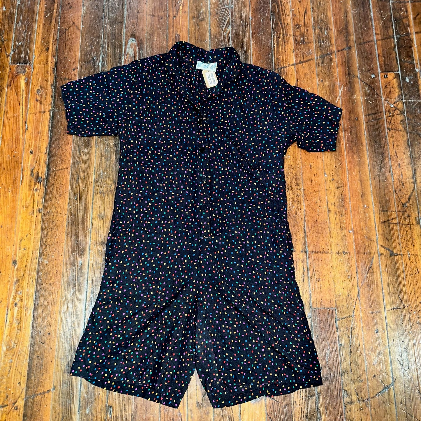 Rainbow Speckled Vintage Jumpsuit(M/L)
