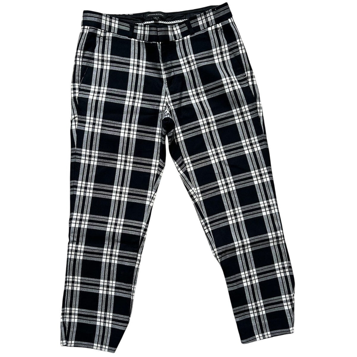 Black and White Plaid Pants