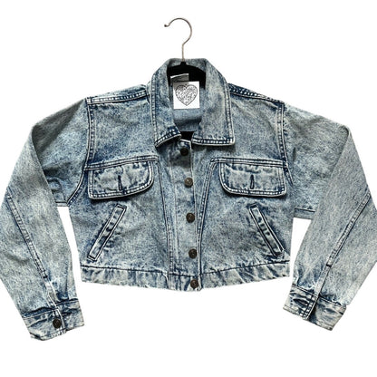 Vintage Cropped Denim Jacket