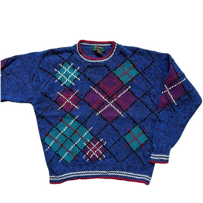 Vintage Argyle Sweater