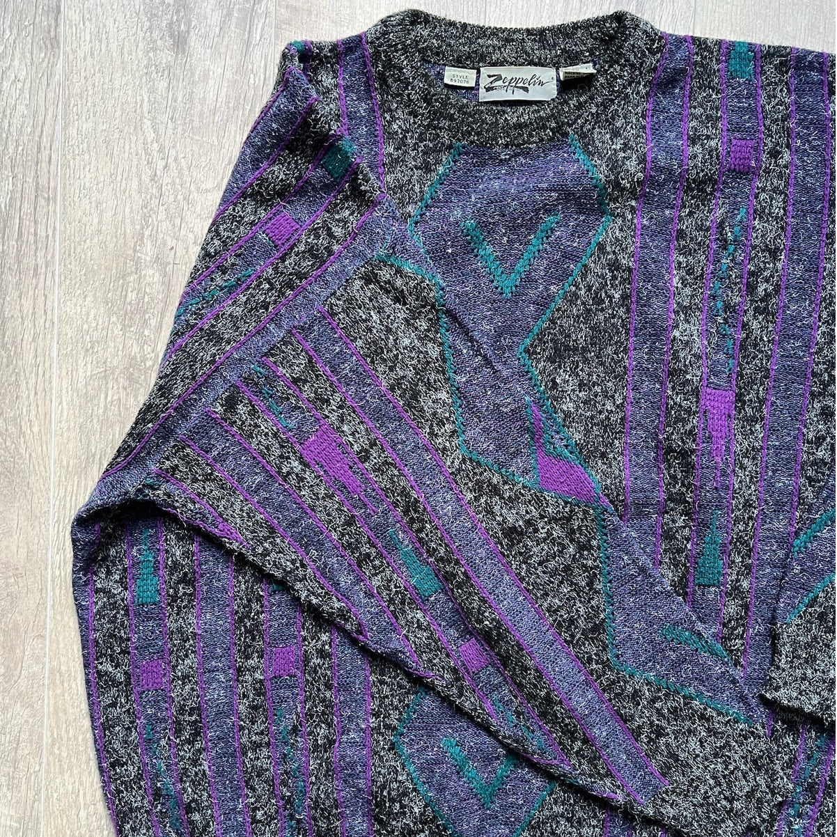 Vintage Purple Zeppelin Sweater