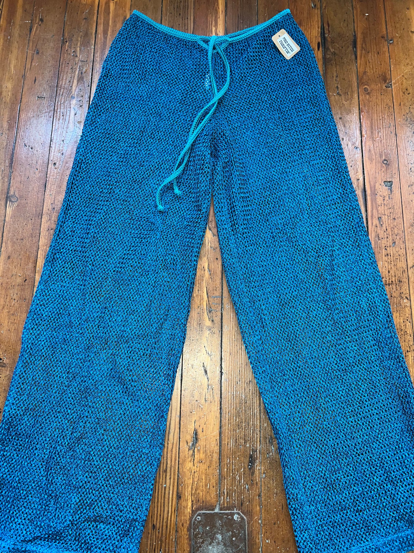 Blue Netted Pants (S/M)