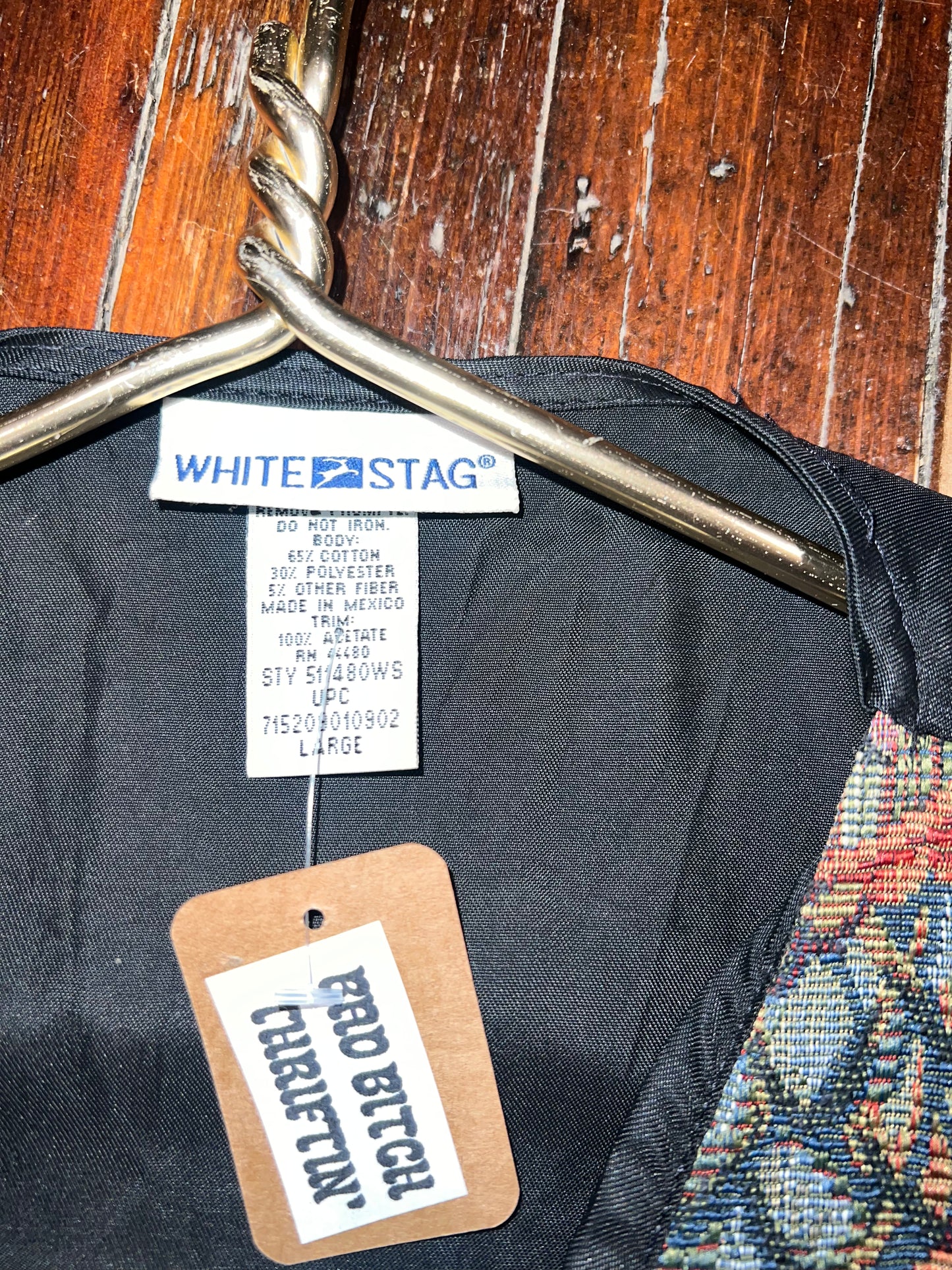 Jacquard Vintage Vest (L)