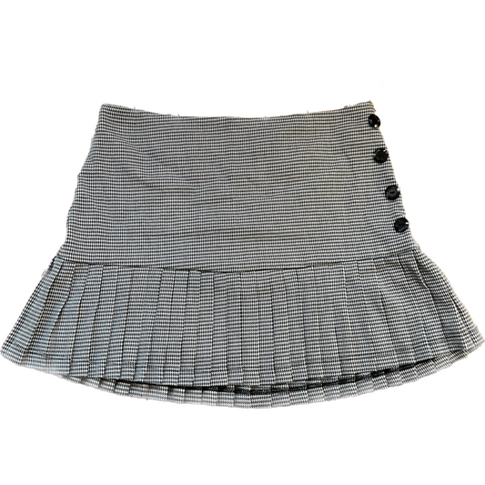 Y2K Mini Pleated Skirt (M)