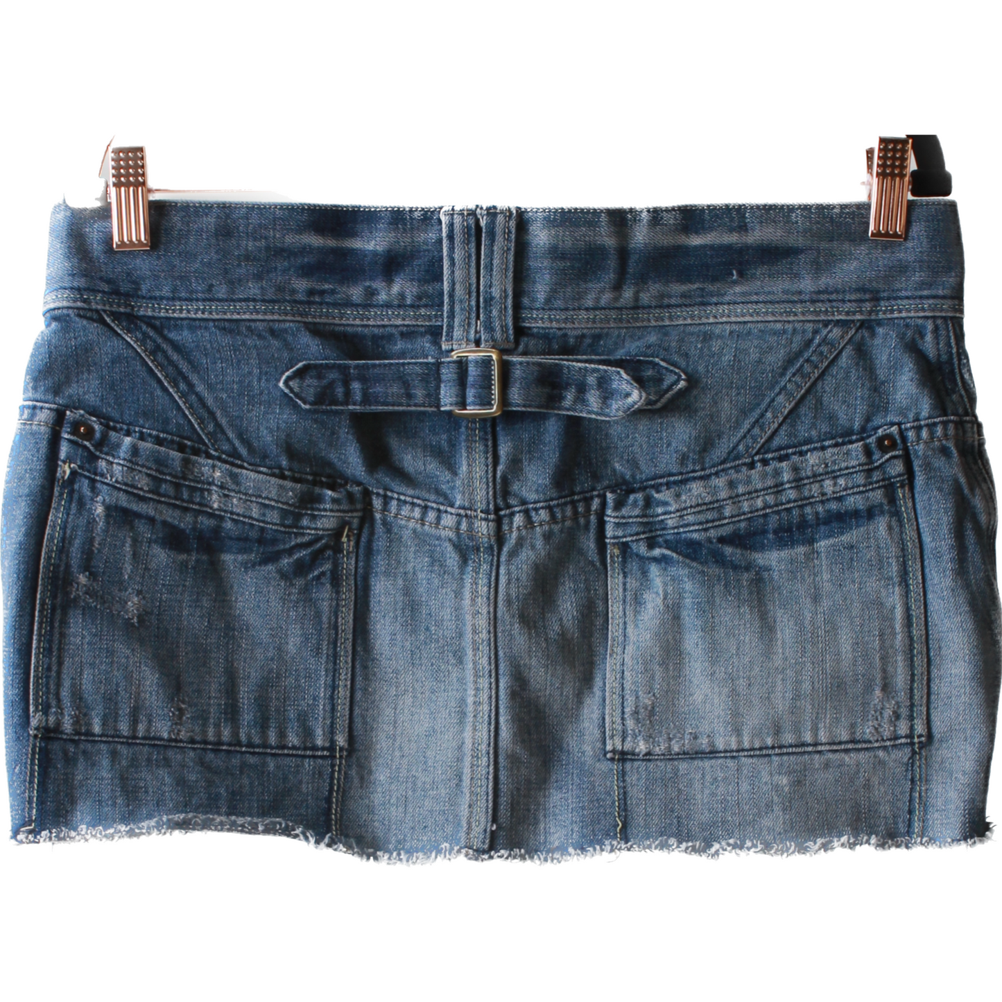 Denim Micro Mini Skirt (9/L)