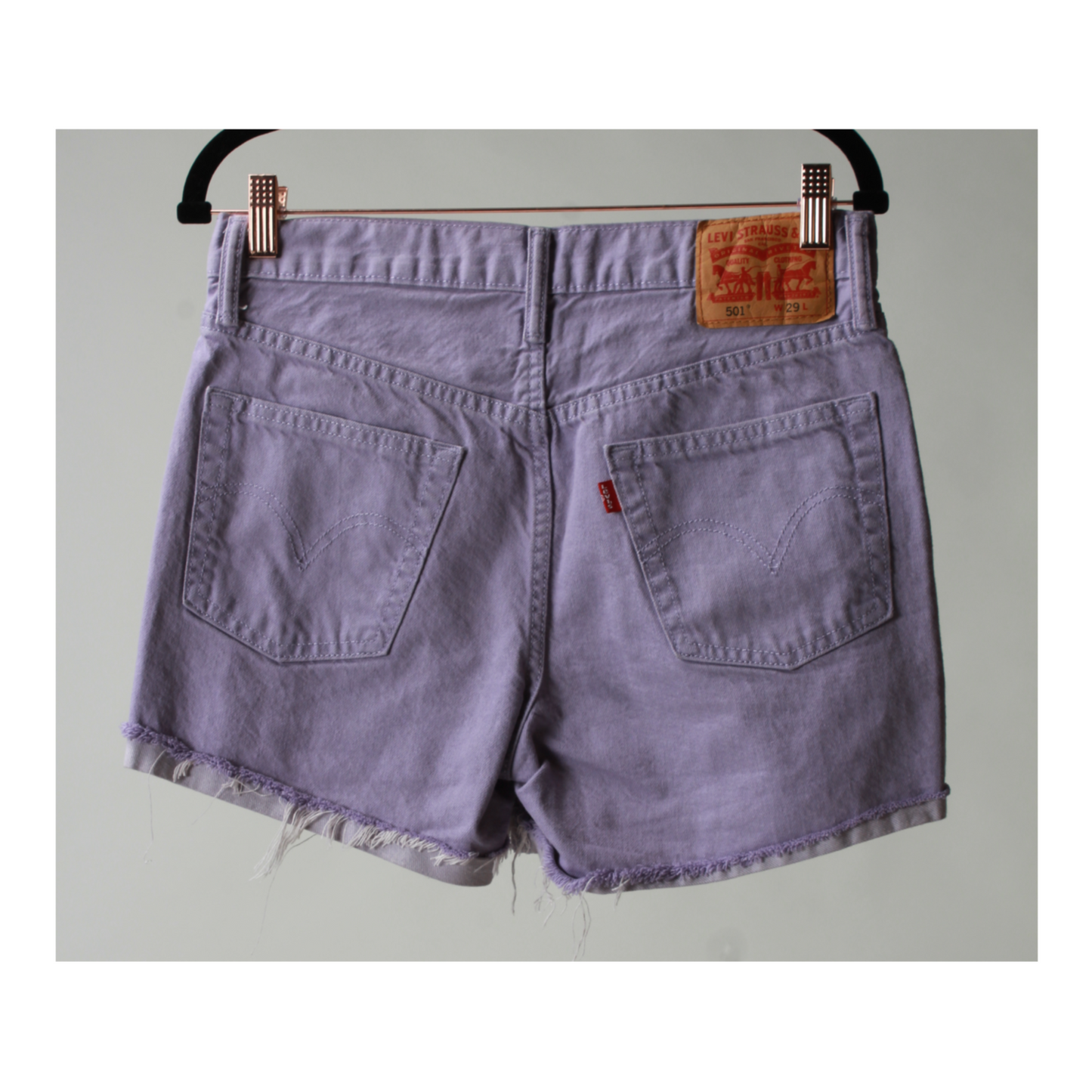 Purple Levi Shorts