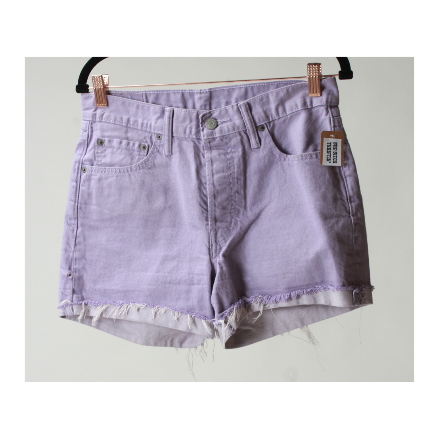 Purple Levi Shorts