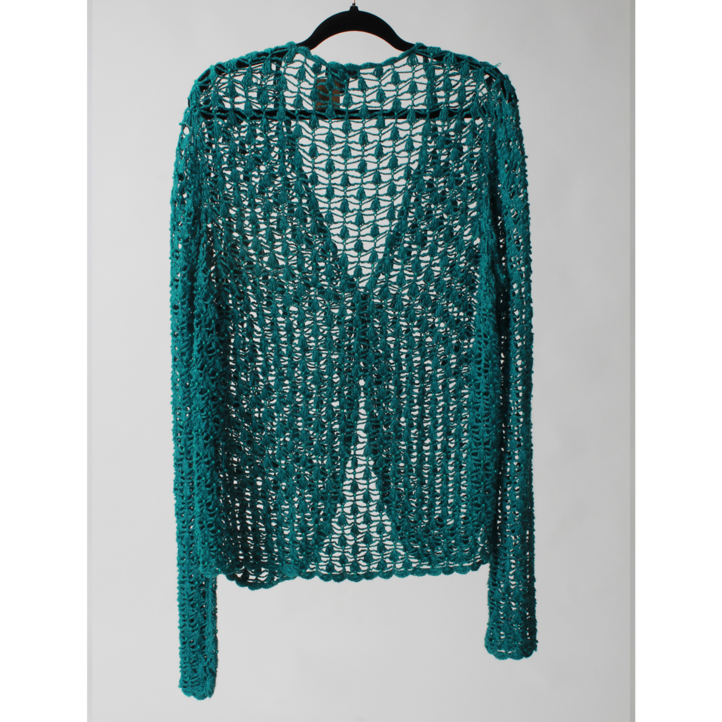 Beaded Knit Cardigan (XL)