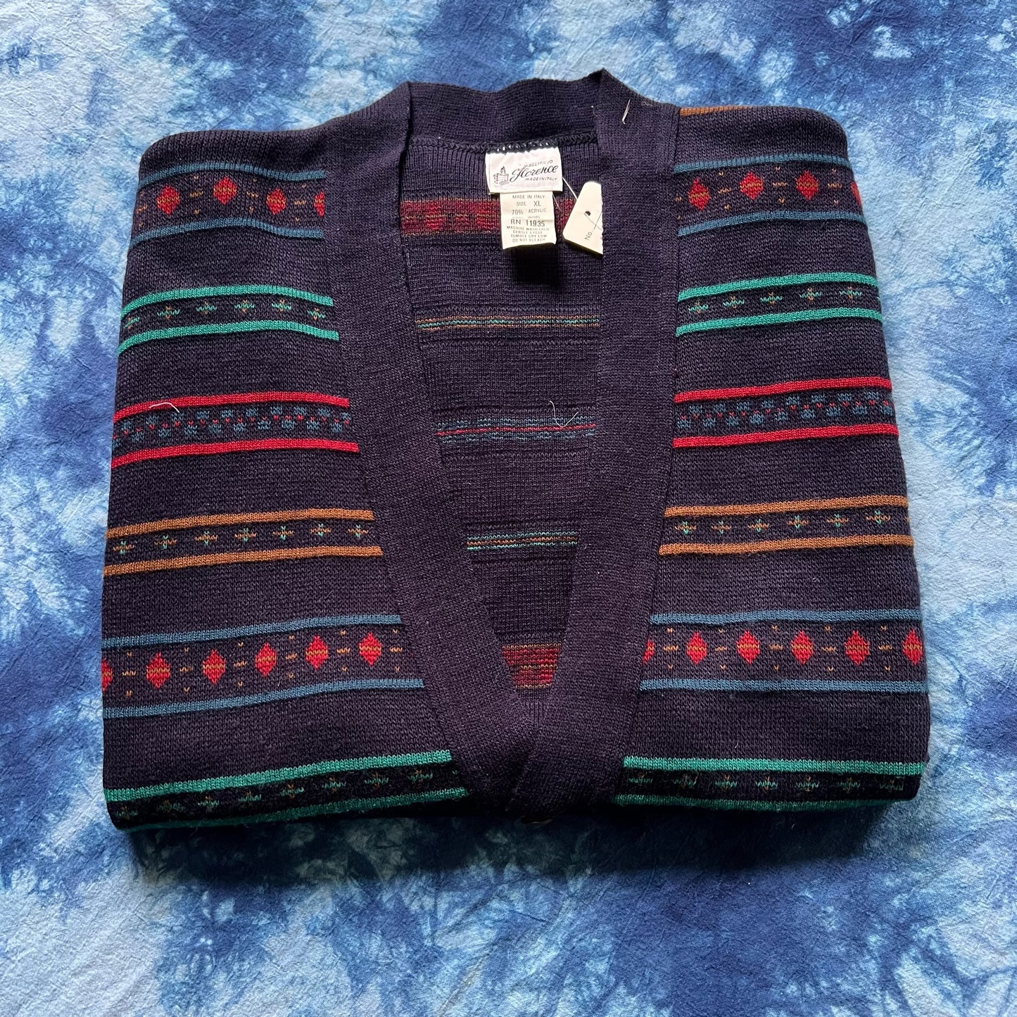 Retro Cardigan Sweater Vest (XL)