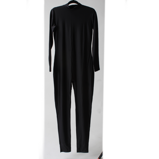 Black Spandex Jumpsuit (1-2x)