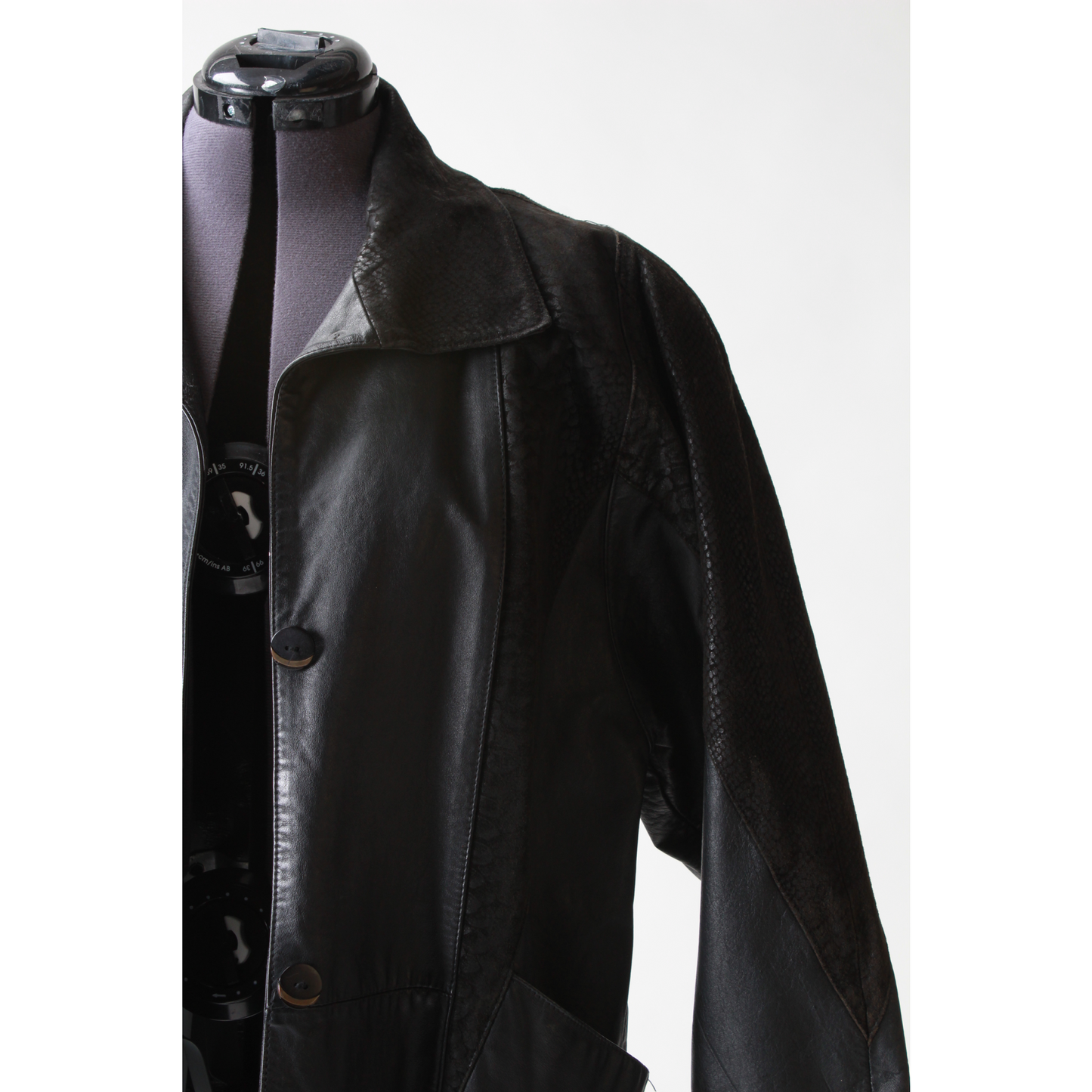 Black Leather/Suede Jacket