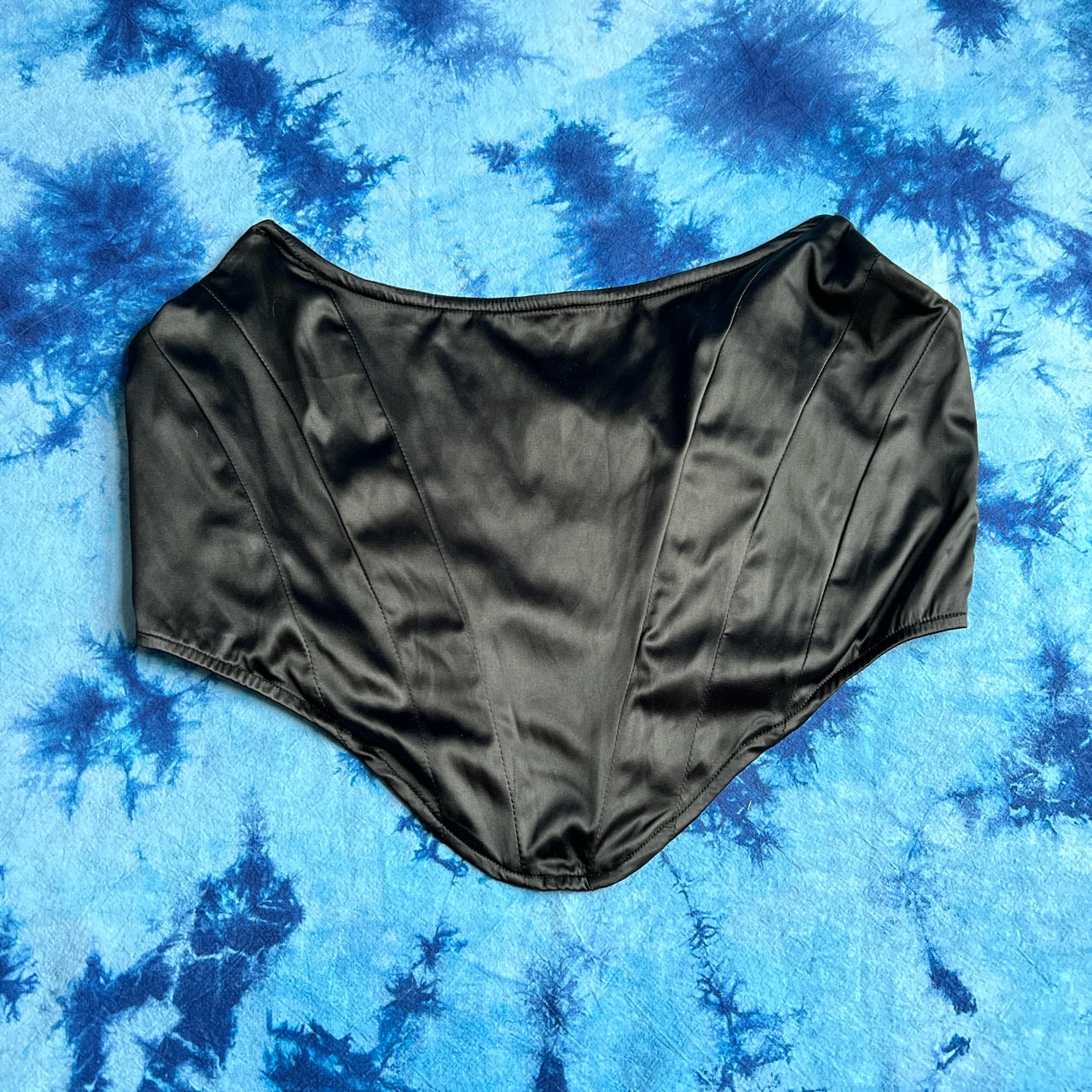 Black Satin Corset (XL)