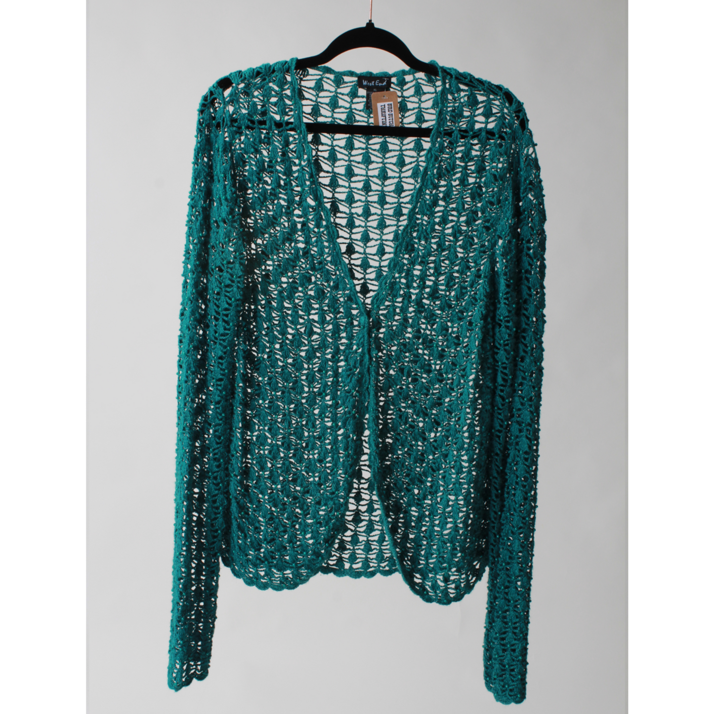 Beaded Knit Cardigan (XL)