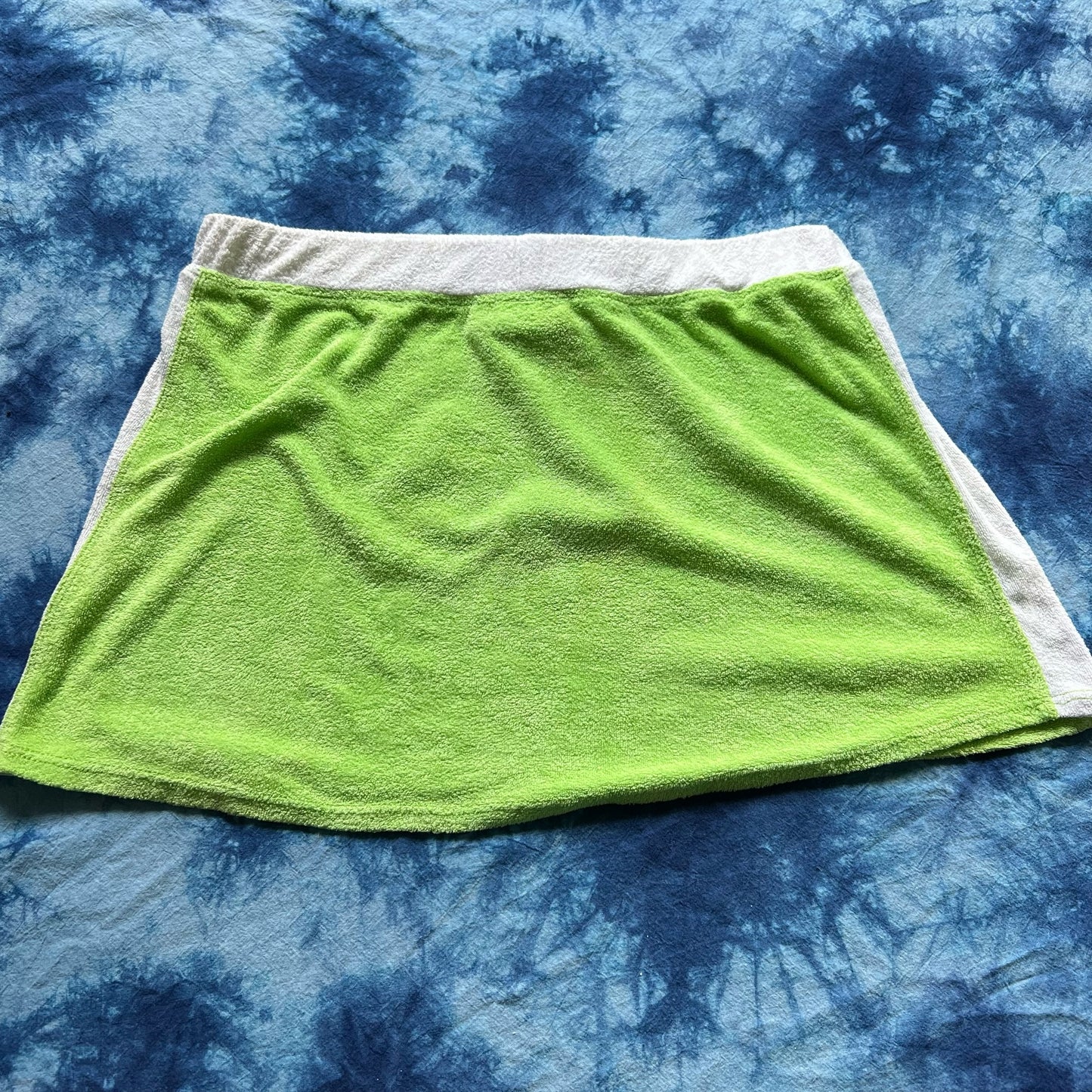 Lime Green Mini Skirt (S)